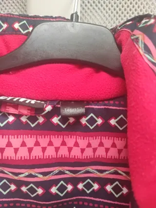 Abrigo chubasquero estampado,talla niña 9-10 años