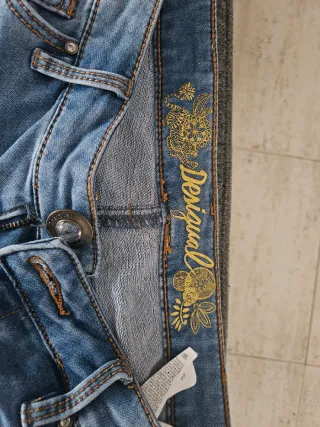 Vaqueros Desigual Mujer Talla M