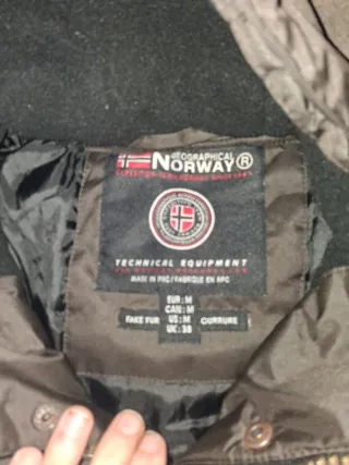 Chaqueta Geographical Norway Negra