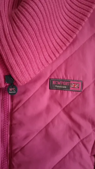 Cazadora Reebok rosa T. M