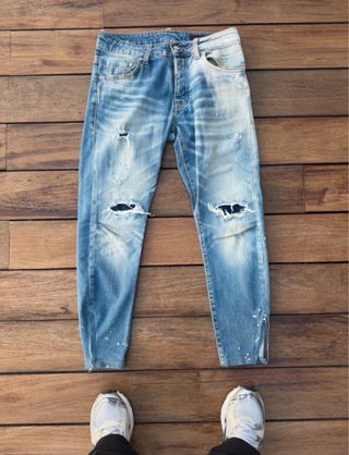Pantalón vaquero G2firenze desgastado
