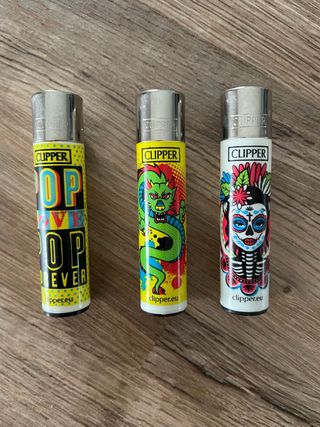 Lote 3 mecheros Clipper