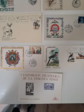 Lote de 21 sobres. Primer Día