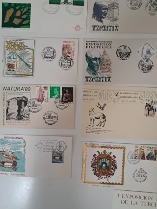 Lote de 21 sobres. Primer Día