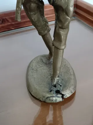 Scultura Africana Bronzo Vintage