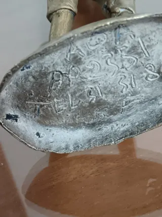 Scultura Africana Bronzo Vintage