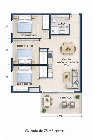 Piso en venta en Sant Antoni en Cullera