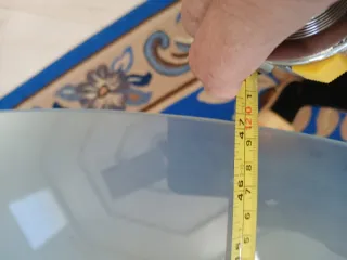 Mesa Comedor Cristal y Metal sin sillas