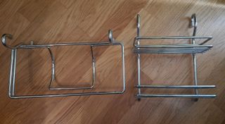 Portarotolo e porta spezie cucina acciaio