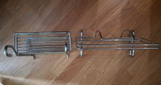 Portarotolo e porta spezie cucina acciaio