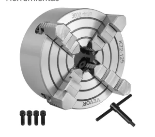 Mandril Torno Mophorn K72-125 Autocentrante