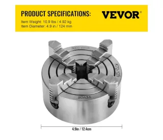 Mandril Torno Mophorn K72-125 Autocentrante