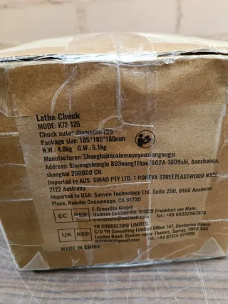 Mandril Torno Mophorn K72-125 Autocentrante