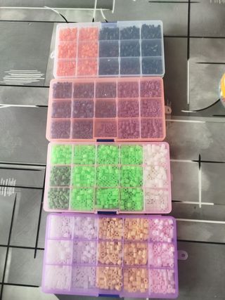 Scatola perline per pixel art