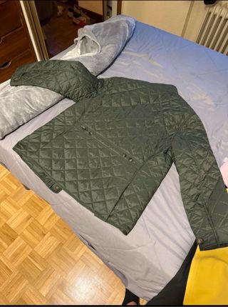 Chaqueta Emidio Tucci Verde Oliva Estilo Harringto