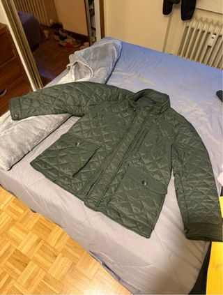 Chaqueta Emidio Tucci Verde Oliva Estilo Harringto