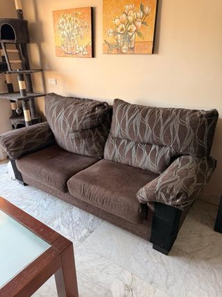 Sofá de 2 plazas en tela