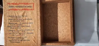 Caja libro antiguo Románticos Españoles