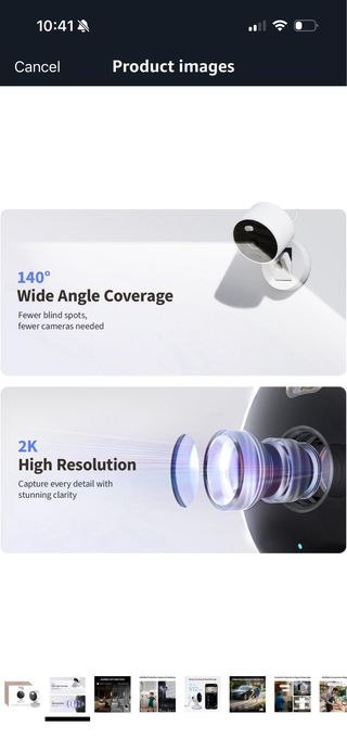 A qara G100 Indoor/Outdoor WiFi Surveillance Camer