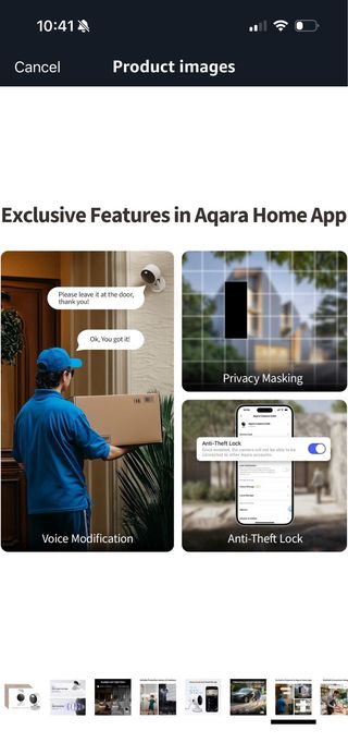 A qara G100 Indoor/Outdoor WiFi Surveillance Camer