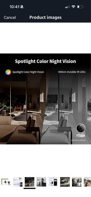 A qara G100 Indoor/Outdoor WiFi Surveillance Camer