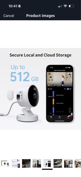 A qara G100 Indoor/Outdoor WiFi Surveillance Camer