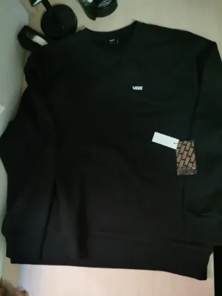 Sudadera Vans Negra Talla XL nueva a estrenar