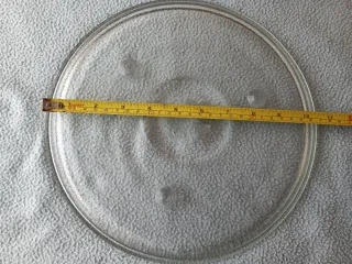 2 Platos de Cristal para Microondas