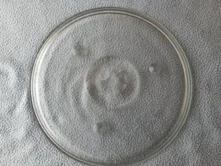 2 Platos de Cristal para Microondas