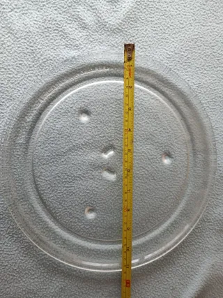 2 Platos de Cristal para Microondas