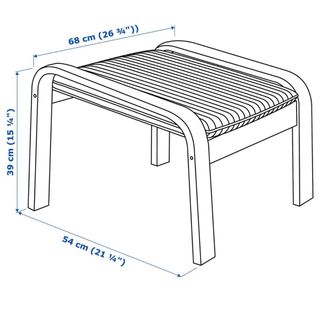 2 Sillones y Reposapiés Poäng Ikea