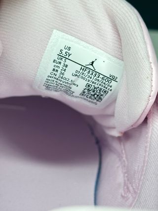 Jordan Flight Court Rosa Talla 38