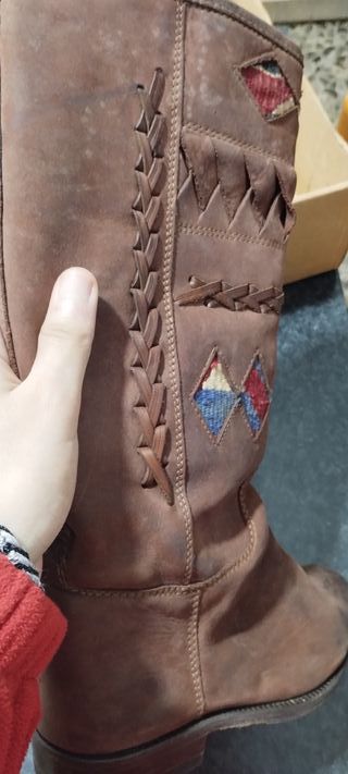 Stivali Greyhound Nabuk T38 Western Boho