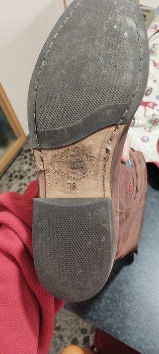 Stivali Greyhound Nabuk T38 Western Boho