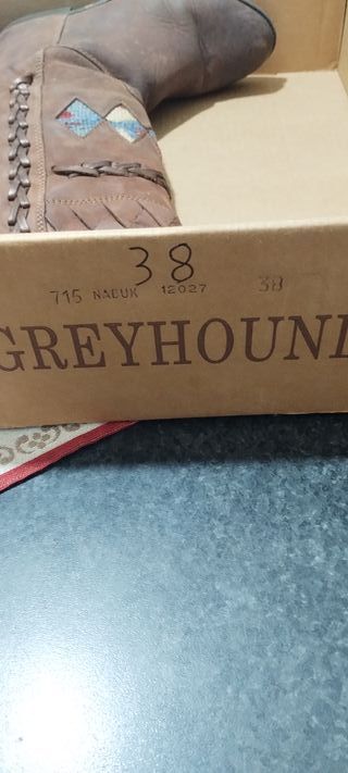 Stivali Greyhound Nabuk T38 Western Boho