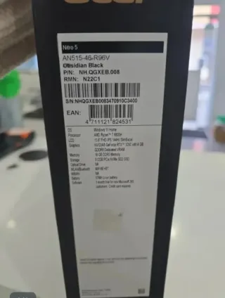 Portátil Acer Nitro 5