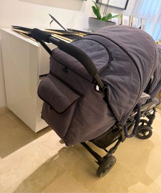 Silla de paseo Chic 4 Baby doble gris