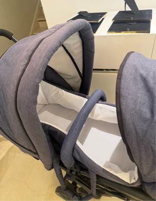 Silla de paseo Chic 4 Baby doble gris