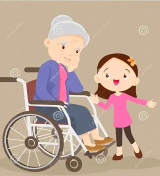 Cuidado ancianos y niños