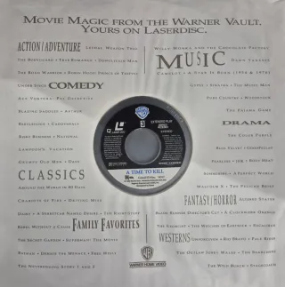 Laserdisc A Time to Kill