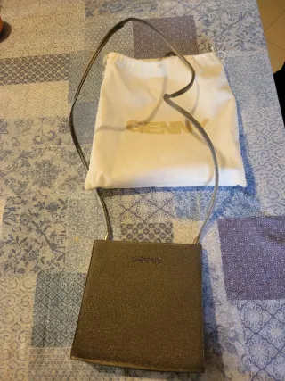 Borsa cerimonia Genny argento