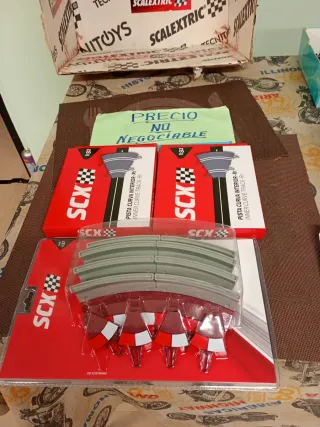 Lote Scalextric R1 Curva Interior pista gris moder