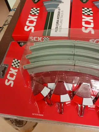Lote Scalextric R1 Curva Interior pista gris moder
