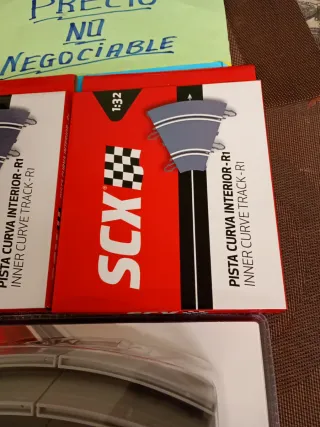 Lote Scalextric R1 Curva Interior pista gris moder