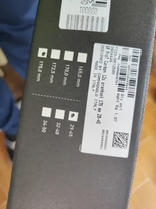 Bielas Campagnolo Super Record 12v 175mm. 45/29. C