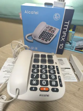 Teléfono fijo Alcatel TMAX 10 para mayores