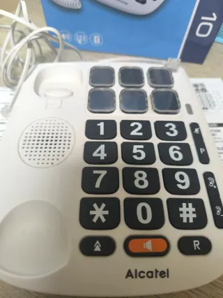 Teléfono fijo Alcatel TMAX 10 para mayores