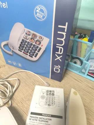 Teléfono fijo Alcatel TMAX 10 para mayores