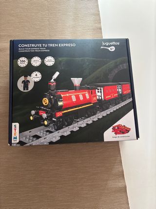 Juguettos Tren Expreso Bloques Construcción 586pz