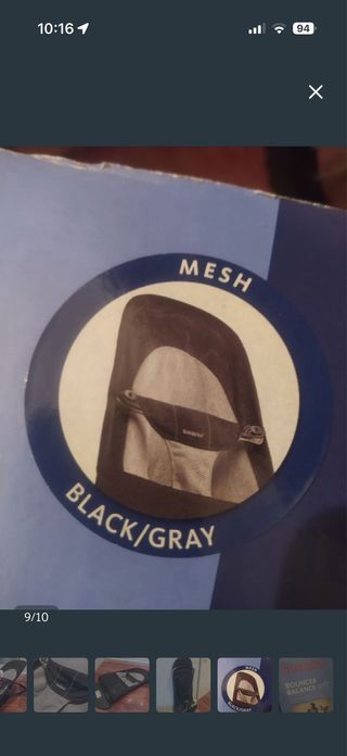 Hamaca Babybjörn Balance Soft + 2 juguetes